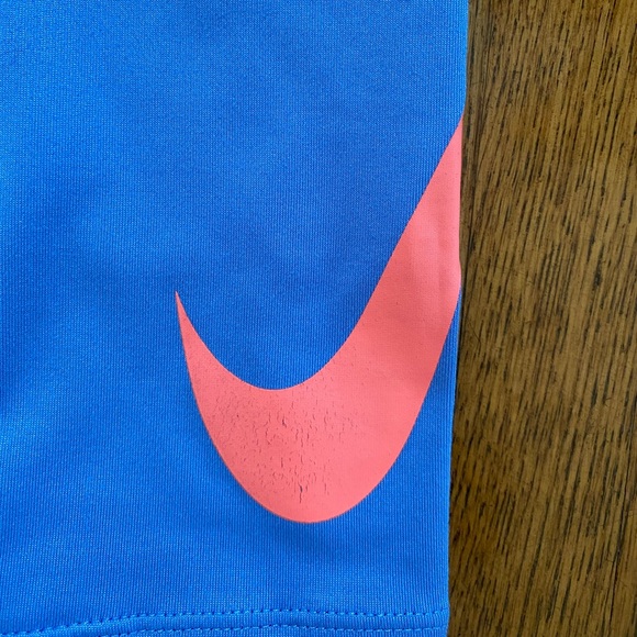 Nike Girls 3pcs Matching Set | Pink and Blue T-shirt, Skort & 3/4 Legging Size:6 - Picture 4 of 7